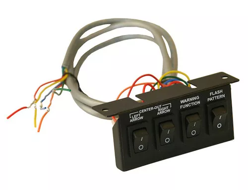 Buyers 6391204 Prewired 12V-24V 4-Function Backlit Switch Panel