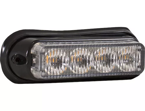 Buyers 8891130 4" LED Surface Mount Strobe Light Amber 19 Flash Patterns