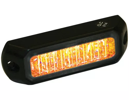 Buyers 8891400 Surface Mount LED Mini Strobe Light Amber 12-24V