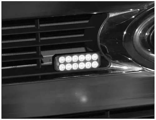Buyers 8891701 5.25" Strobe Light 12 LED Clear 12-24 V 23 Flash Patterns