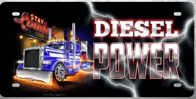 CHAPA (PLACA) DE LUJO DIESEL POWER