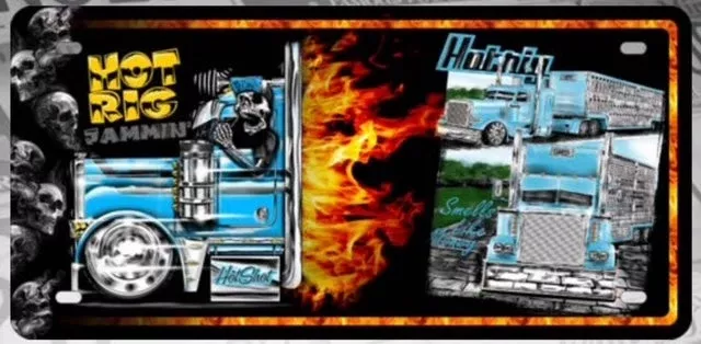 CHAPA (PLACA) DE LUJO HOT RIG