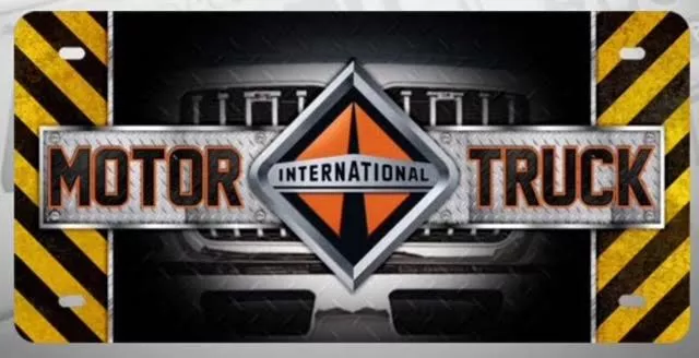 CHAPA (PLACA) DE LUJO INTERNATIONAL MOTOR TRUCK
