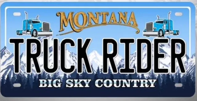 CHAPA (PLACA) DE LUJO TRUCK RIDER