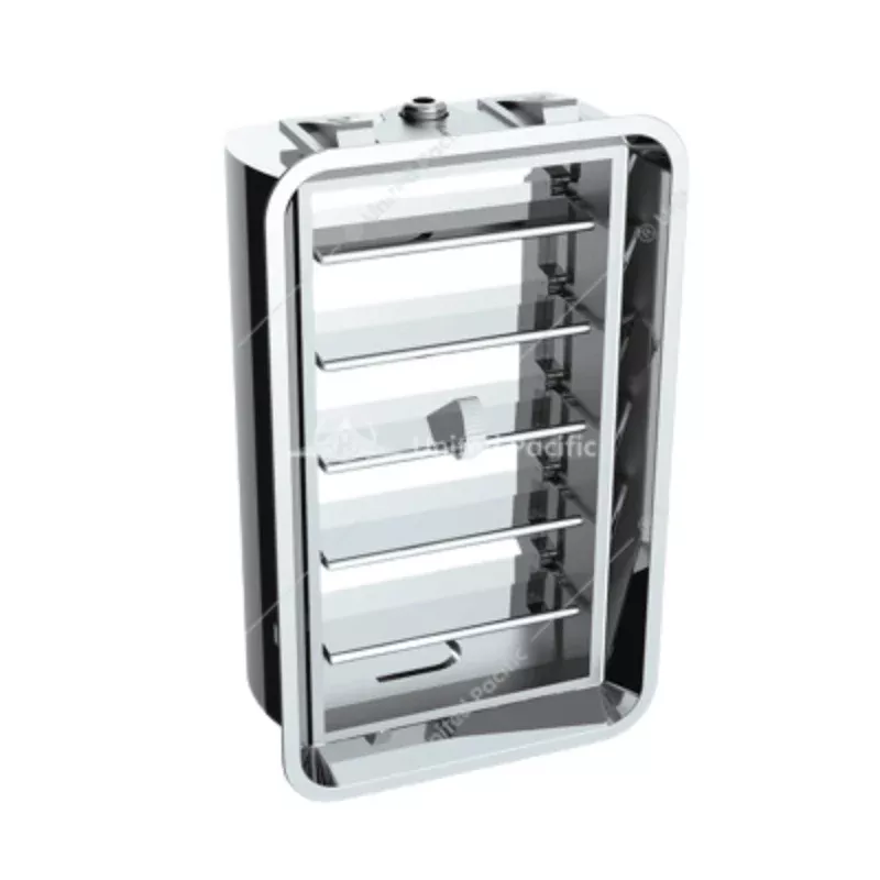 CHROME PLASTIC A/C VENT FOR 1989-2010 FREIGHTLINER FLD/CLASSIC - CENTER DASH 41024