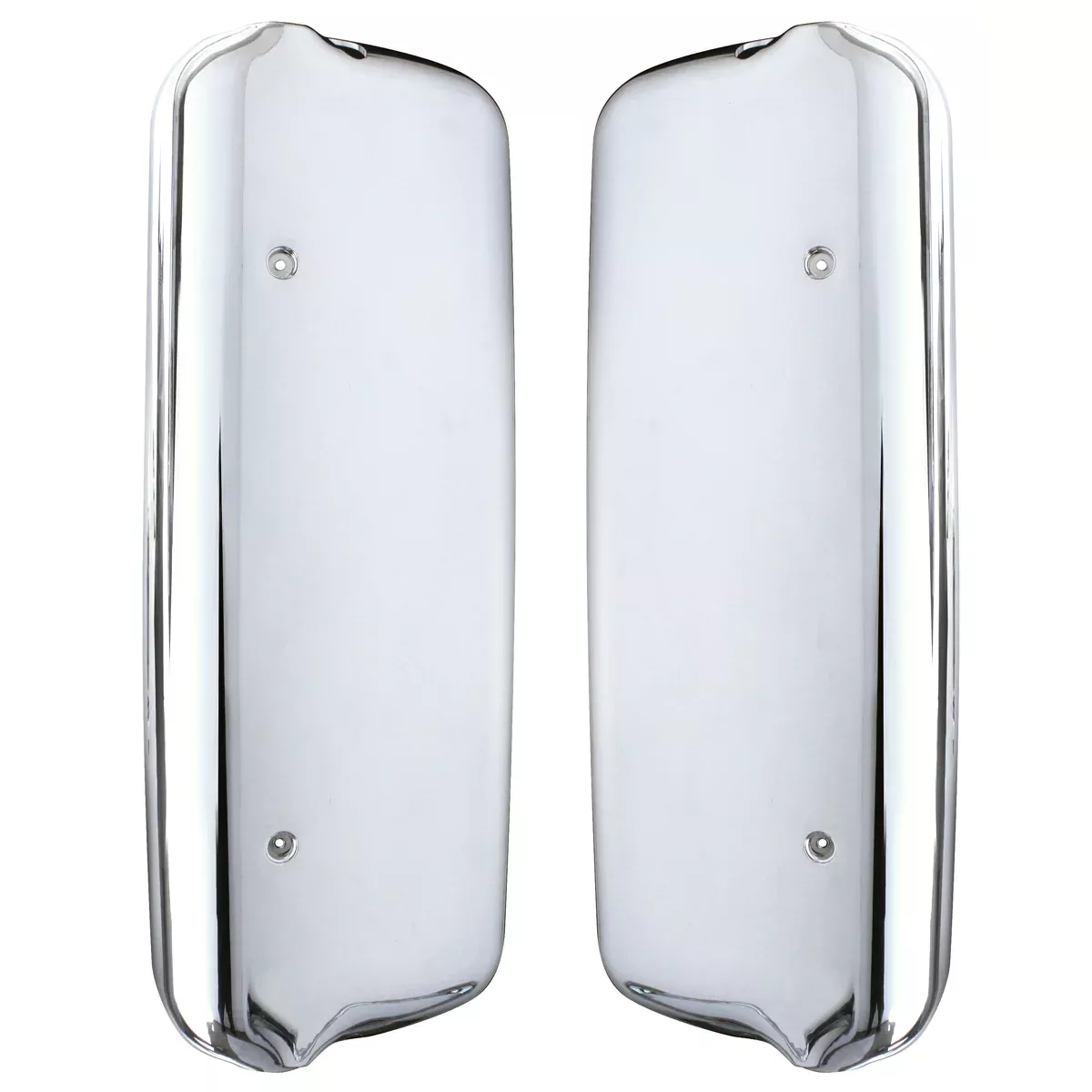 Chrome Plastic Mirror Cover For 2005 & Older Freightliner Century - Driver - Passenger x 2