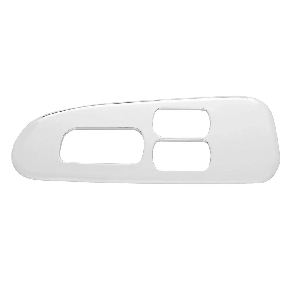 CHROME PLASTIC WINDOW SWITCH TRIM FOR 2008+ PETERBILT 389/388- DRIVER (3 OPENINGS) 41197