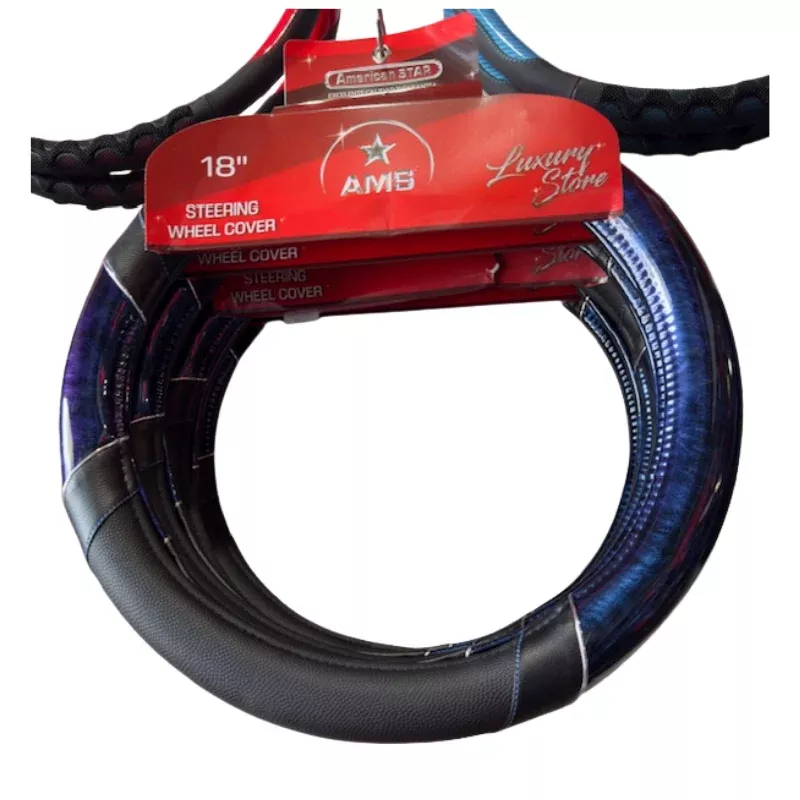 COVER WHEEL 18 BLUE CHROME AMS
