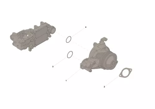 Cummins 4309267 Water Pump Kit (B Tier 3 3.3L)