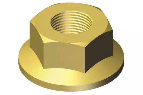 Cummins 4985492 Hex Flange Lock Nut (ISX/QSX EPA07 15L)