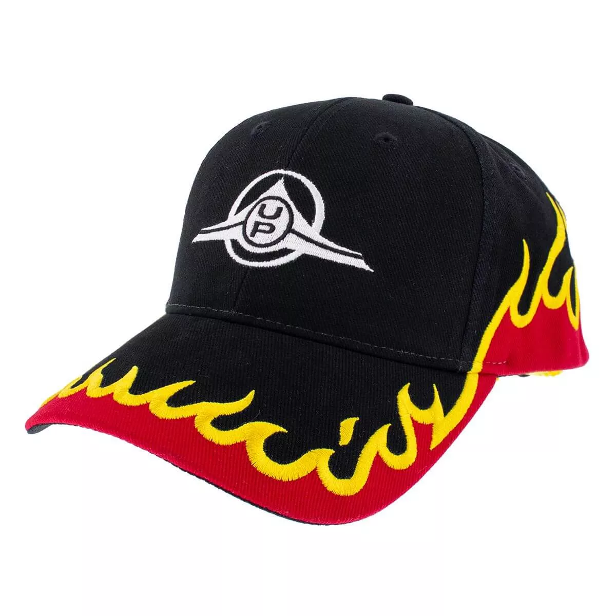 CURVED BILL PATCH HAT United Pacific Cap - Flame U.P. Cap 99085 UP
