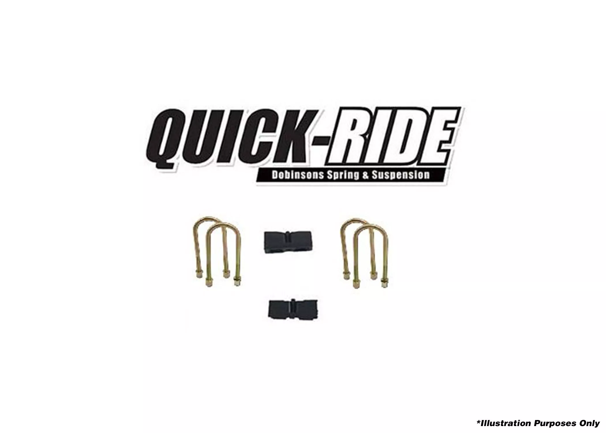 DOBINSONS | 2" QUICK RIDE KIT INCLUDES U-BOLTS | QR09-583K