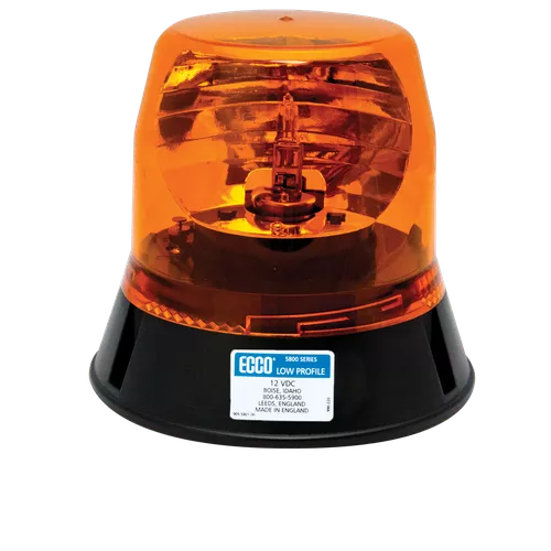 ECCO 5813A Rotating Beacon Low Profile, 12VDC, 160 FPM, 3 bo