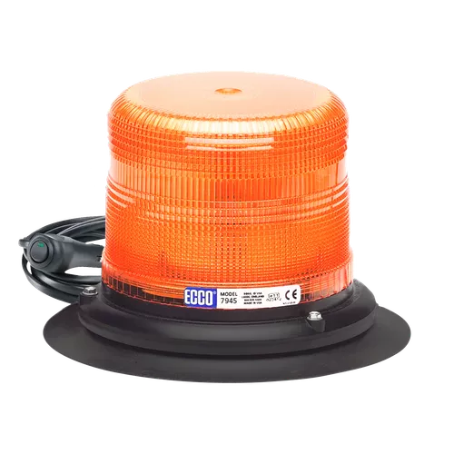 ECCO 7945A-VM LED Beacon Pulse II Low Profile 12-48VDC 11 fl