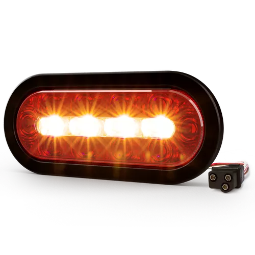 ECCO ED3060AW DIRECTIONAL LED 6" ROUNDED STOP-TURN-TAIL-REVERSE