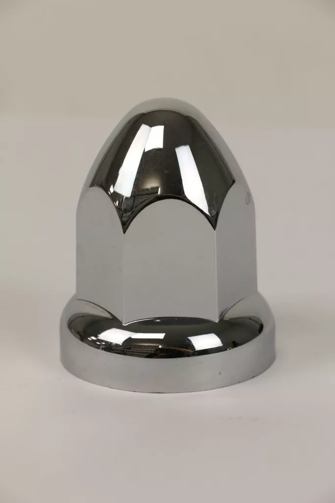 Economy Chrome Dome plastic Nut Covers 33mm wheel nut- 60 pack