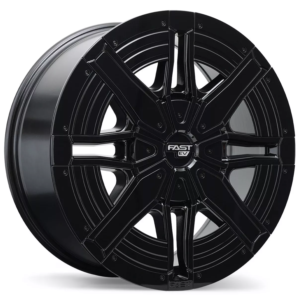 Fast Wheels EV08 20×9 6×139.7mm +58 84.2mm Gloss Black