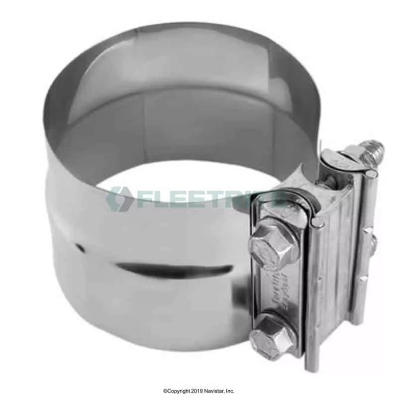 Fleetrite 4” Exhaust step clamp- Aluminized