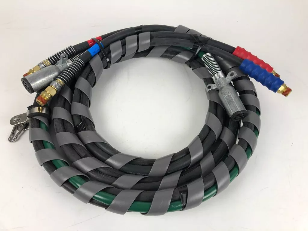 Fleetrite Complete Air/Power cable and hose assembly 15′ with ABS