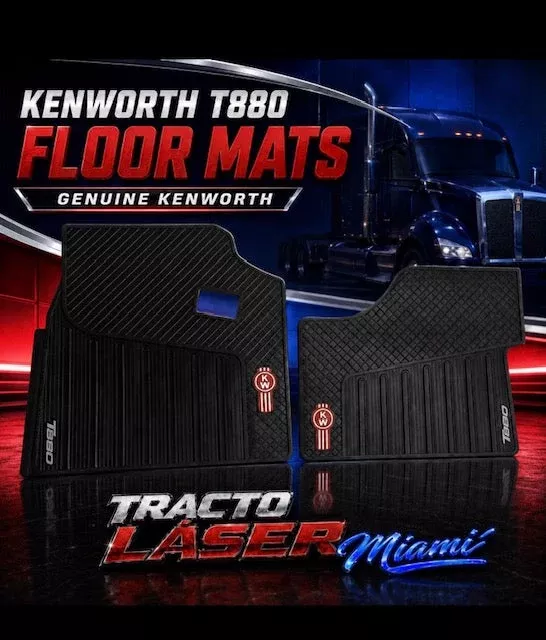 FLOOR MATS KENWORTH T880 X 2 GENUINE
