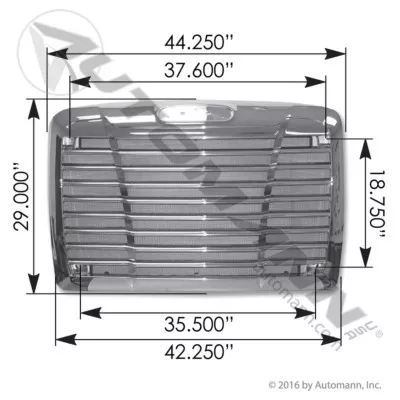 Freightliner Century C112 C120 Replacement Grille with Bug Screen 2005+