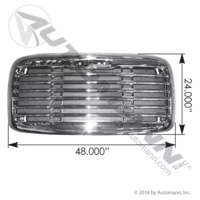 Freightliner Columbia CL112 CL120 Replacement Grille with Bug Screen 2005+