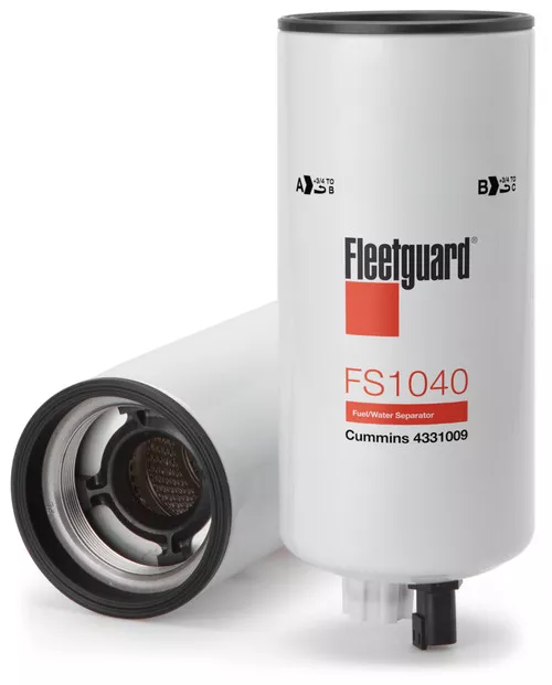 FS1040 Fleetguard Fuel/Water Separator, Spin-On