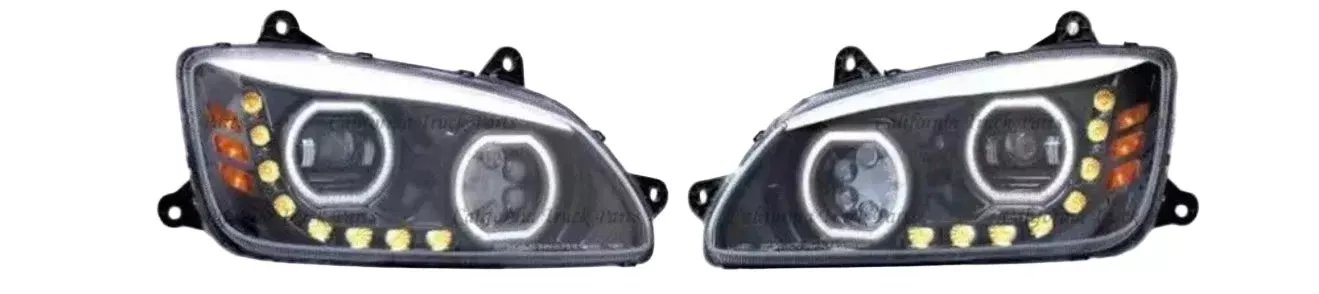 Full LED Headlight For 2008-2017 Kenworth T660 PAIR