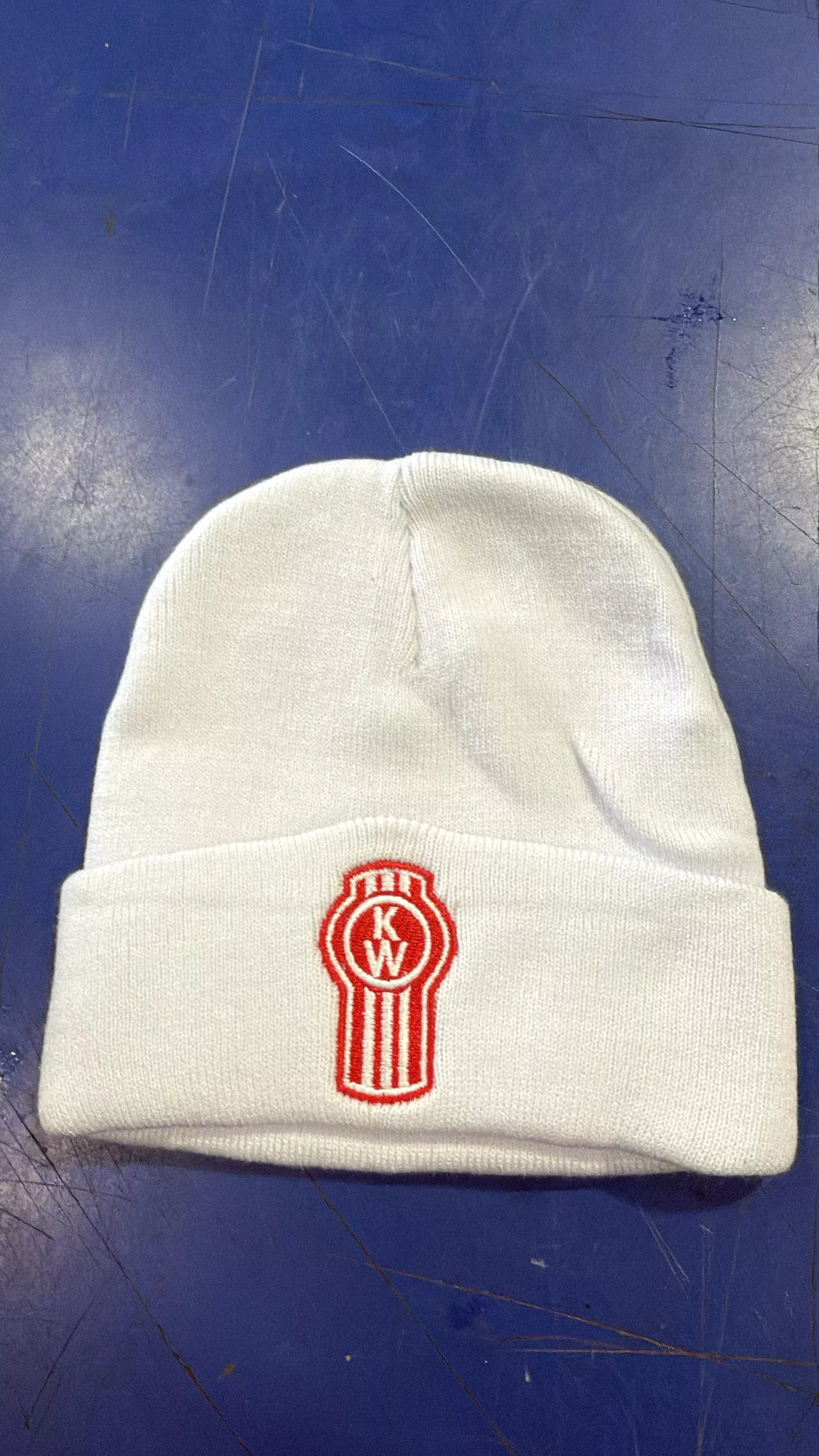 GORRO PARA EL FRIO KENWORTH BLANCO