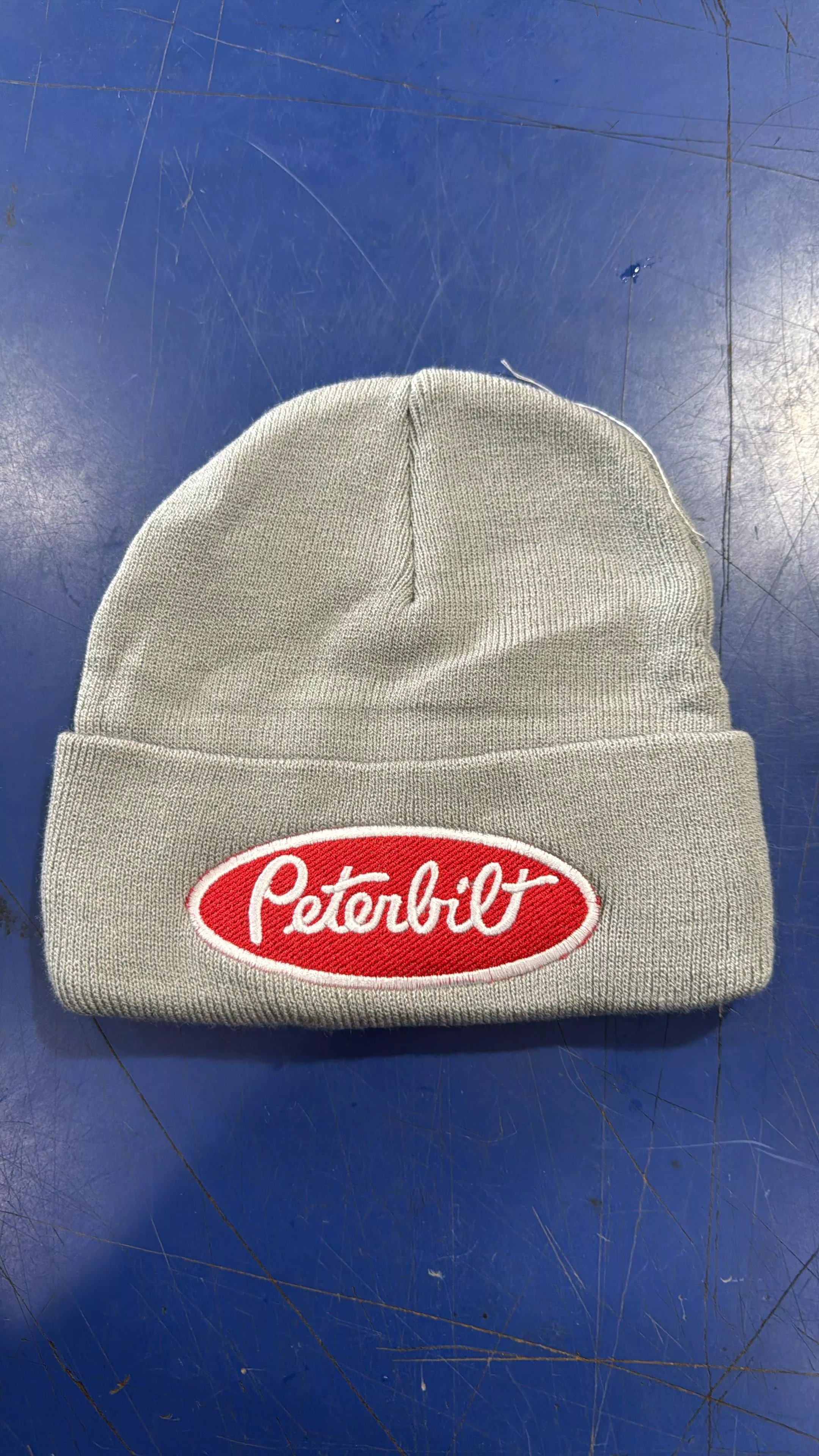 GORRO PARA EL FRIO PETERBILT GRIS