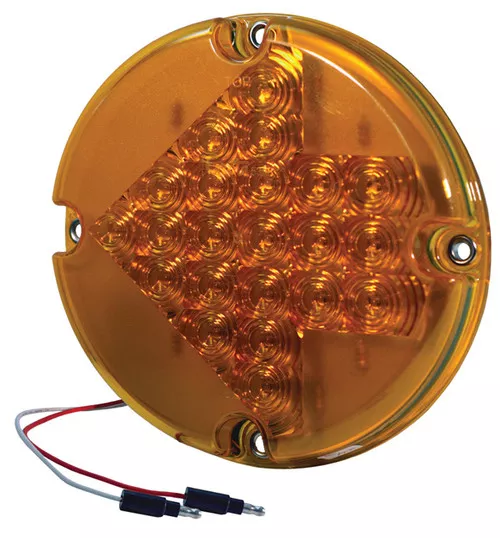Grote Arrow Turn Light, 7", Yellow, LED | 53883