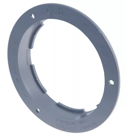 Grote Bracket, 4", Gray, Theft-Resistant Flange | 92511