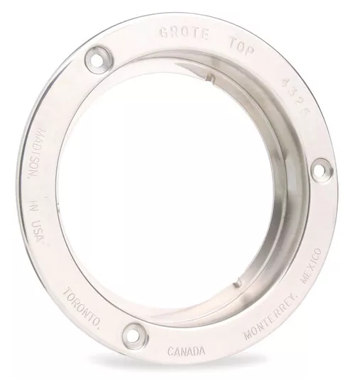 Grote Bracket, 4" Stainless Steel, Theft-Resistant Flange For 4" Light | 43253