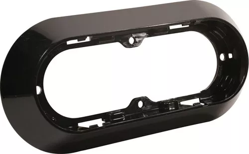Grote Bracket, Black Bezel, Surface Mount, 6", Oval | 42152