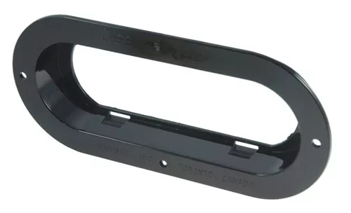 Grote Bracket, Black, Oval Light Theft-Resistant Mounting Flange | 43222