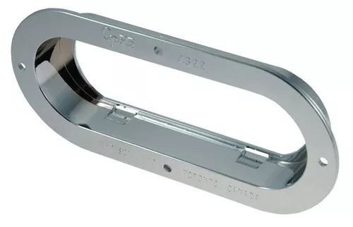 Grote Bracket, Chrome, Oval Light Theft-Resistant Mounting Flange | 43223