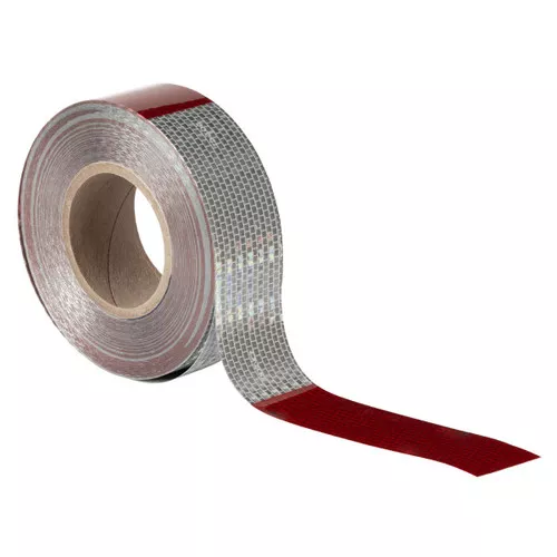 Grote DOT-C2 Conspicuity Reflective Tape Red/Silver 2" x 150' Roll | 41160