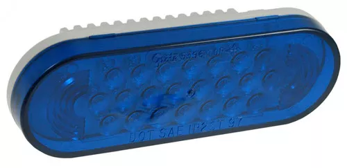 Grote Emergency Light, Blue, Supernova Oval LED Strobe | 77365