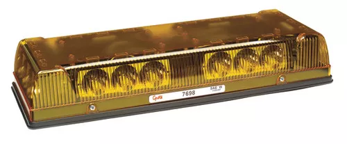 Grote Emergency Light, Yellow, LED, 17" Low Profile Bar Light | 76983