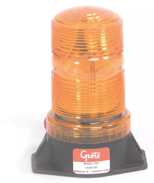 Grote Emergency Light, Yellow, Material Handling Strobe | 77013