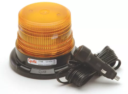 Grote Emergency Light Yellow Mighty Mini Supernova LED Strobe Magnetic Mnt II | 77483