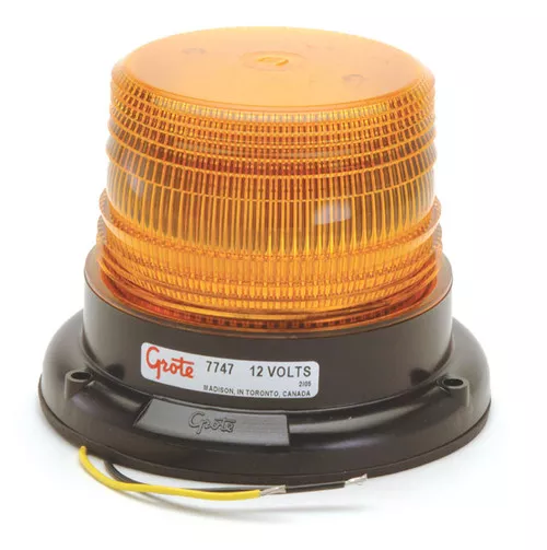 Grote Emergency Light Yellow Mighty Mini Supernova LED Strobe Perm Mnt II | 77473