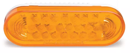 Grote Emergency Light, Yellow, Supernova Oval LED Strobe | 77363