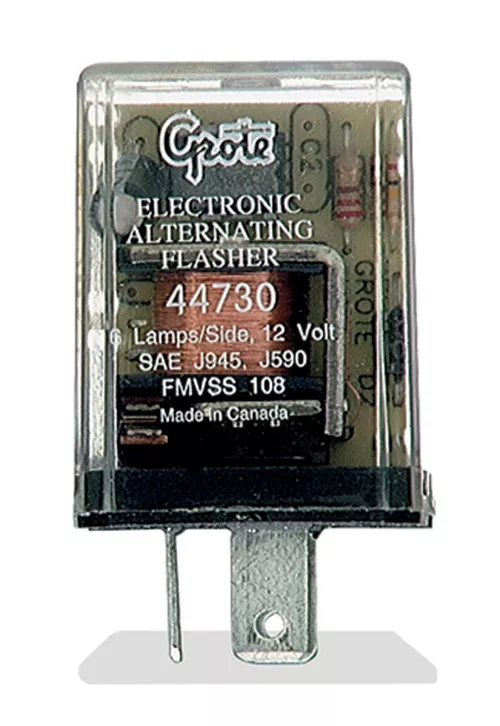 Grote Flasher, 6-Light Heavy Duty Alternating Flasher, 3 Terminal | 44730