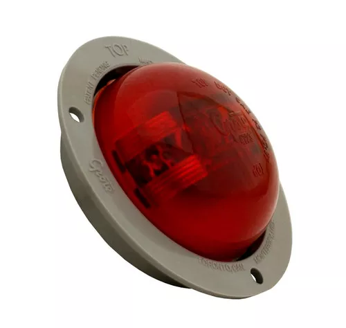 Grote M/C Light, 25" Redw/Gray Flange,Supernova LED, Pc Rated | 47372