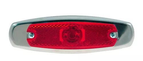 Grote M/C Light, Red, Supernova LED Low-Profile W/ Bezel | 47252