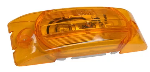 Grote M/C Light Yellow 2-Bulb Turtleback No-Splice W/Optic Lens | 45443
