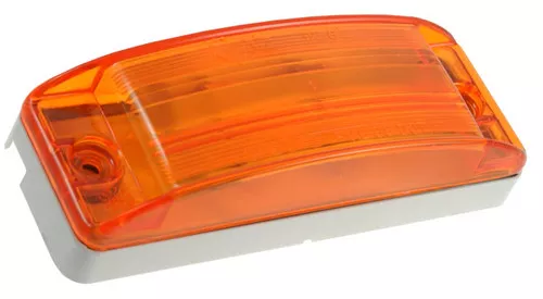 Grote M/C Light, Yellow, Sealed Turtleback II W/Optic Lens | 46833