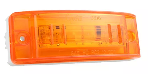 Grote M/C Light, Yellow, Supernova LED Turtleback II Pc Rated | 47163