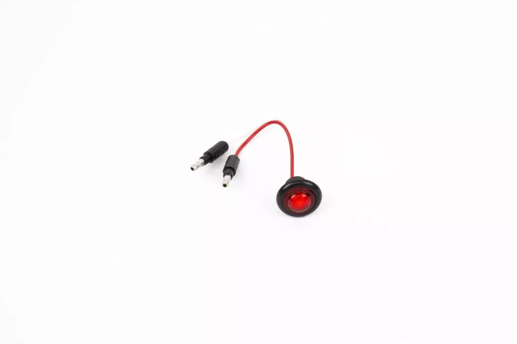 Grote MicroNova LED clearance marker light- Red w/ Grommet